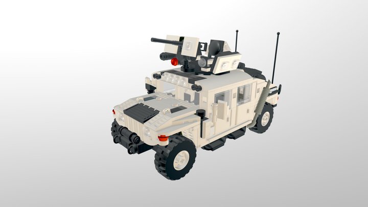 Humvee (lego-moc) 3D Model