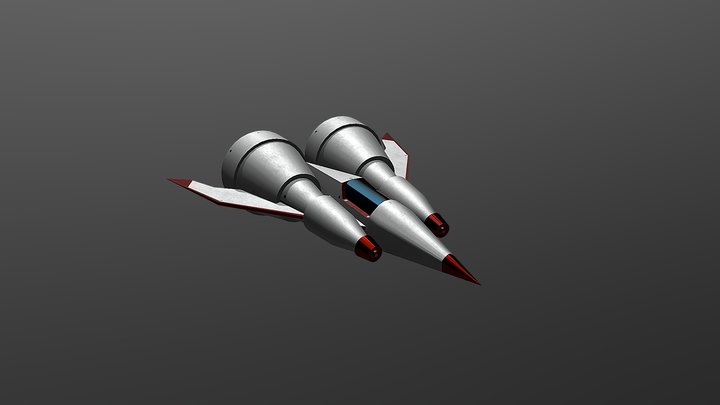 Spaceship Model 3D Model