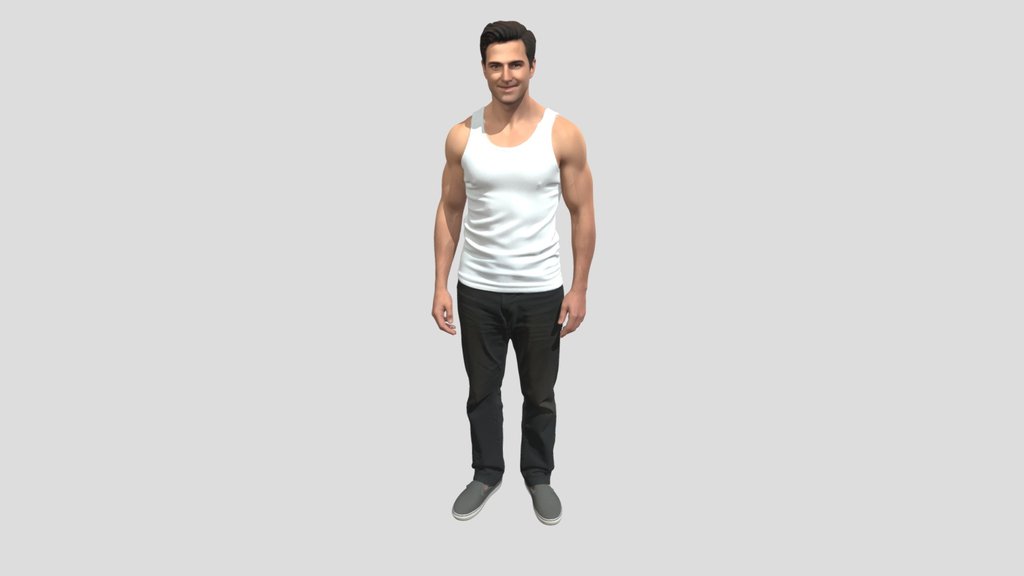 Casual Fitness Portrait