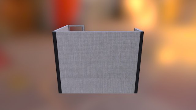 Cubicle 3D Model