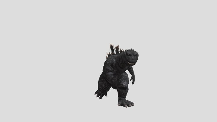 Godzilla 1955 animations 3D Model