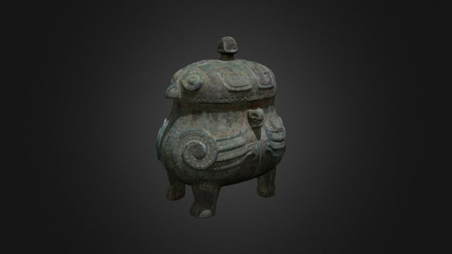 Double Owl You (wine vessel), 11th C. BCE – Modelo 3D gratuito STL
