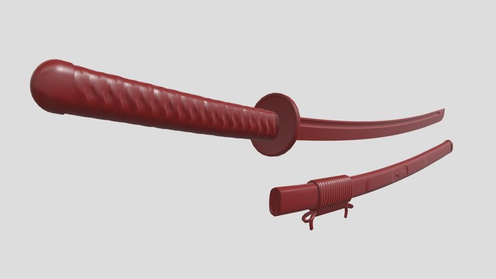 Lion's Katana (Work in Progress) 3D Model