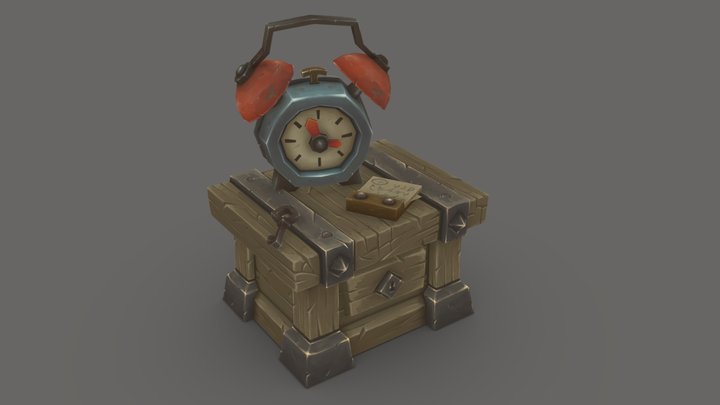 Hand Painted Props - World of warcraft Fan art 3D Model