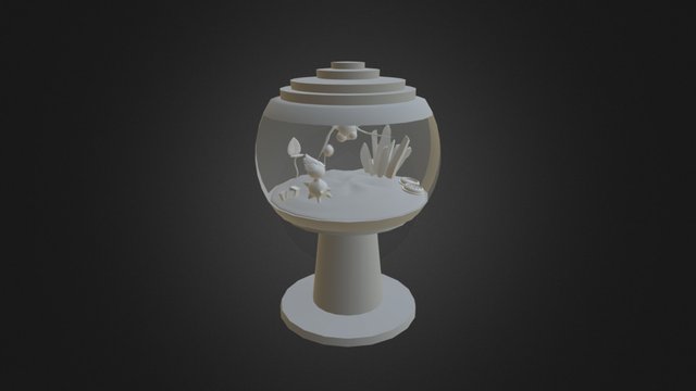 Alien Pet Shop Grey-Box 3D Model