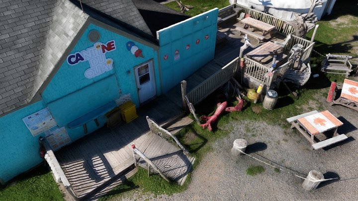 Cantine du Quai in Grand Anse NB – Modello 3D gratuito STL