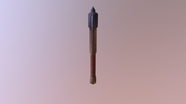 Worn out axe 3D Model