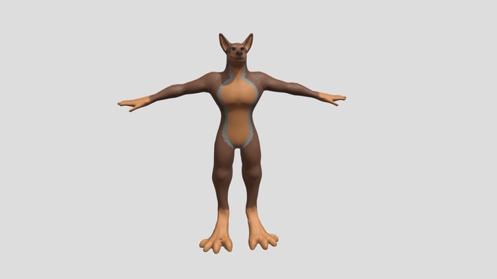 FurryWerewolf 3D Model