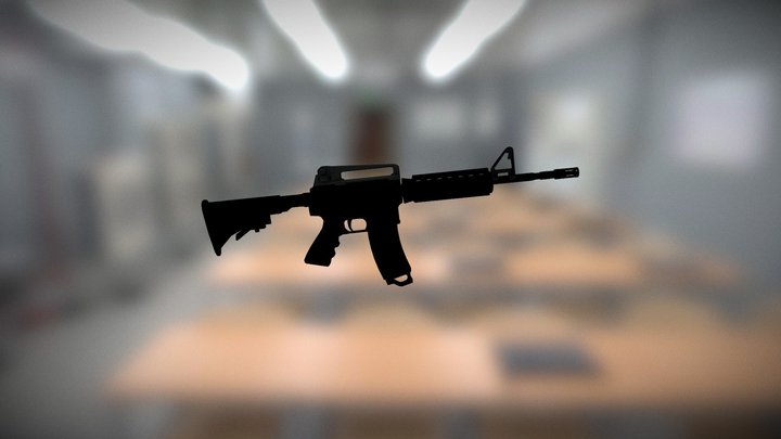 M4A1 3D Model