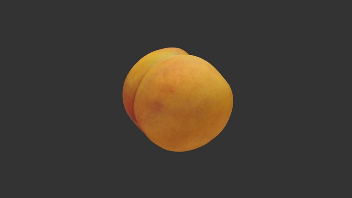 peach 3D Model