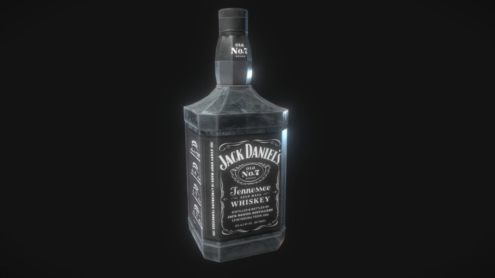 Jack Bottle 3D Model