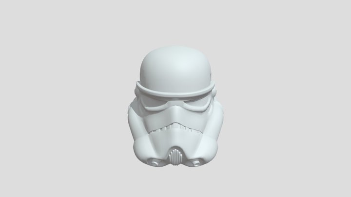Stormtrooper Helmet - Jonathan Mendoza 3D Model