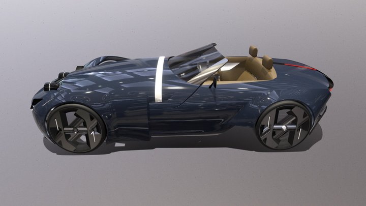 Morgan Super 4 3D Model