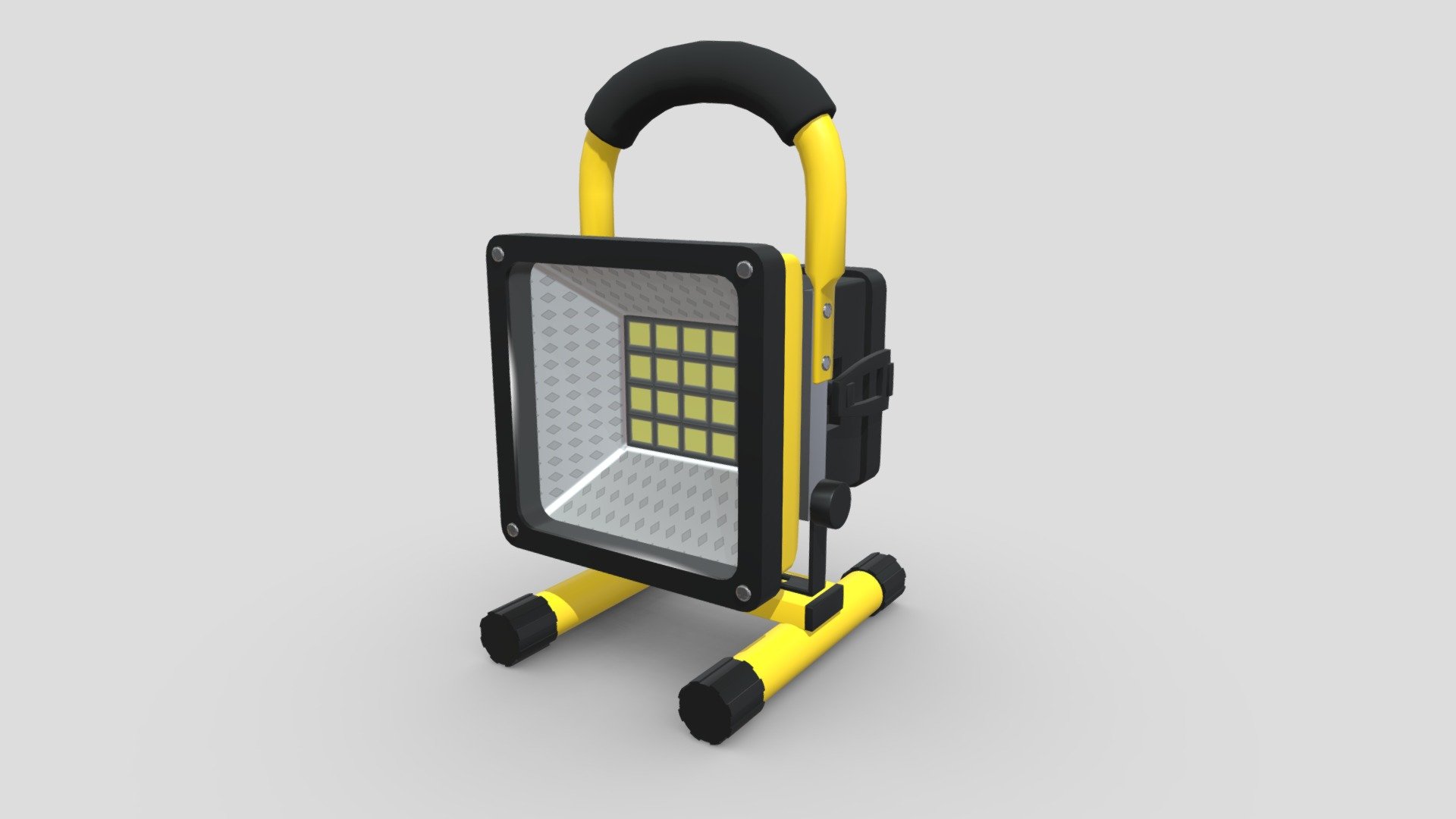 Construction Work Light Buy Royalty Free 3D model by Pickle55100