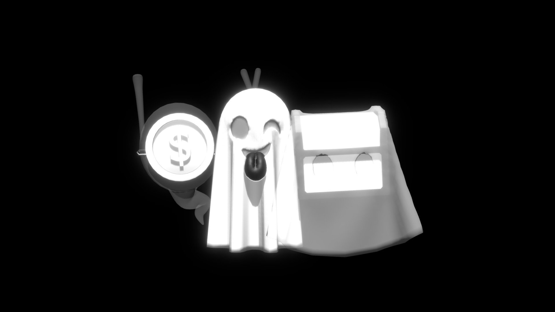 Three Ghost Friends