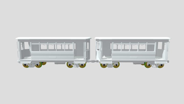 Poppy Playtime  Untextured Train - Download Free 3D model by