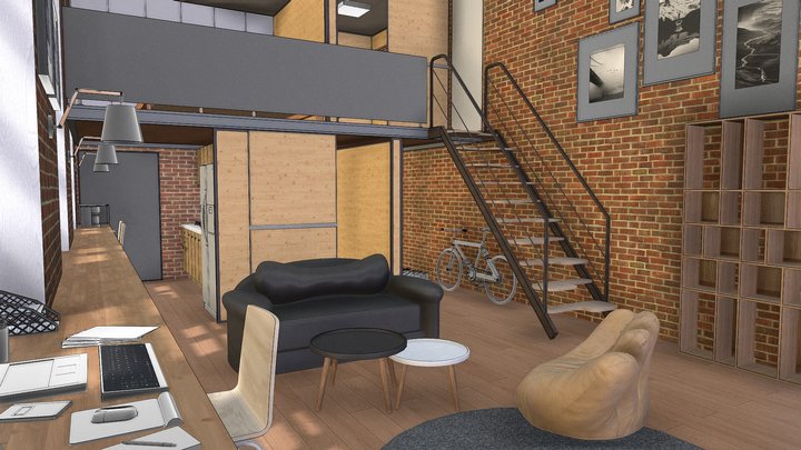 Red House 3D Model