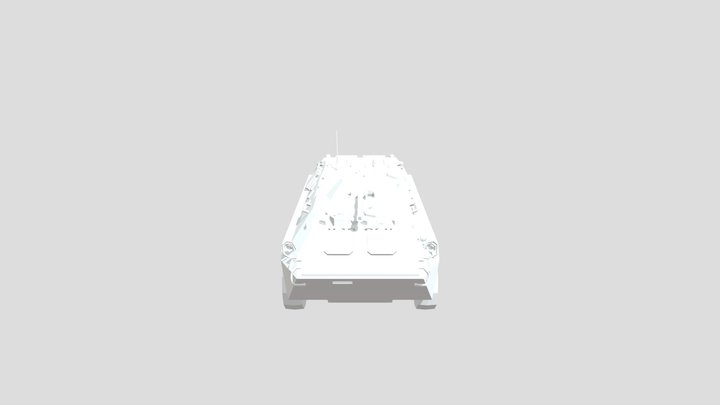 Low poly btr 3D Model