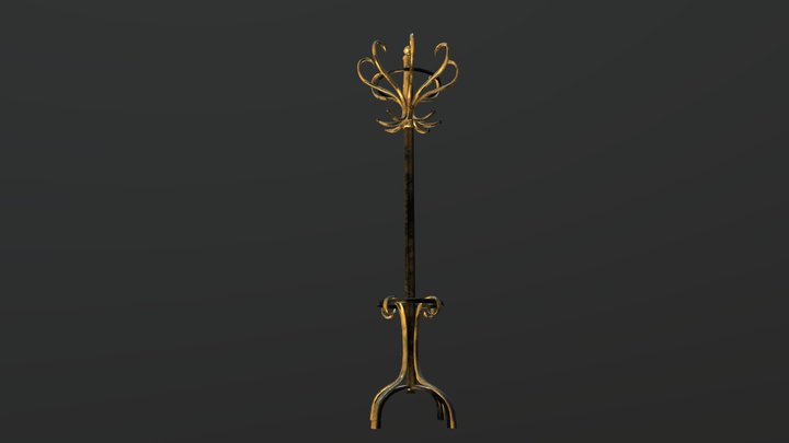 Coat Hanger 3D Model