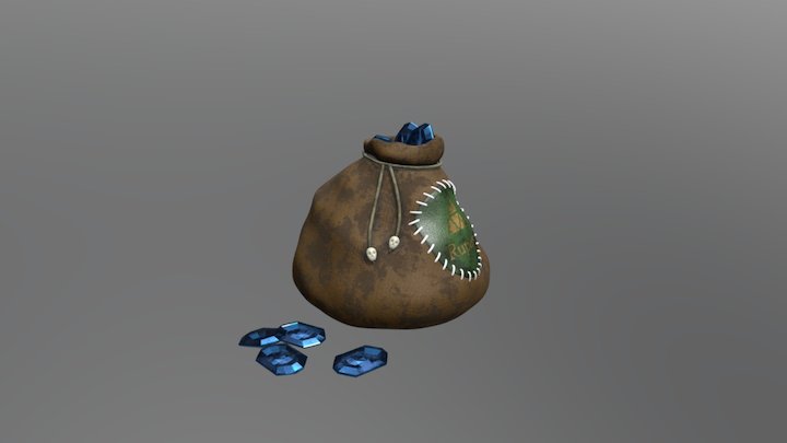 Legend of Zelda - Coin Pouch 3D Model