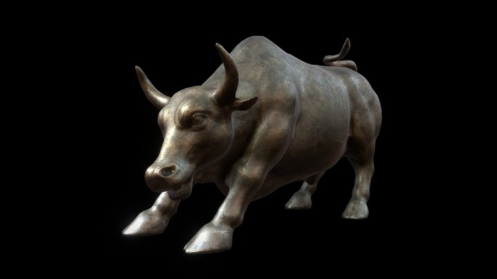Shares_Market_Bull 3D Model
