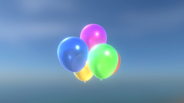 Balloons 3D Model