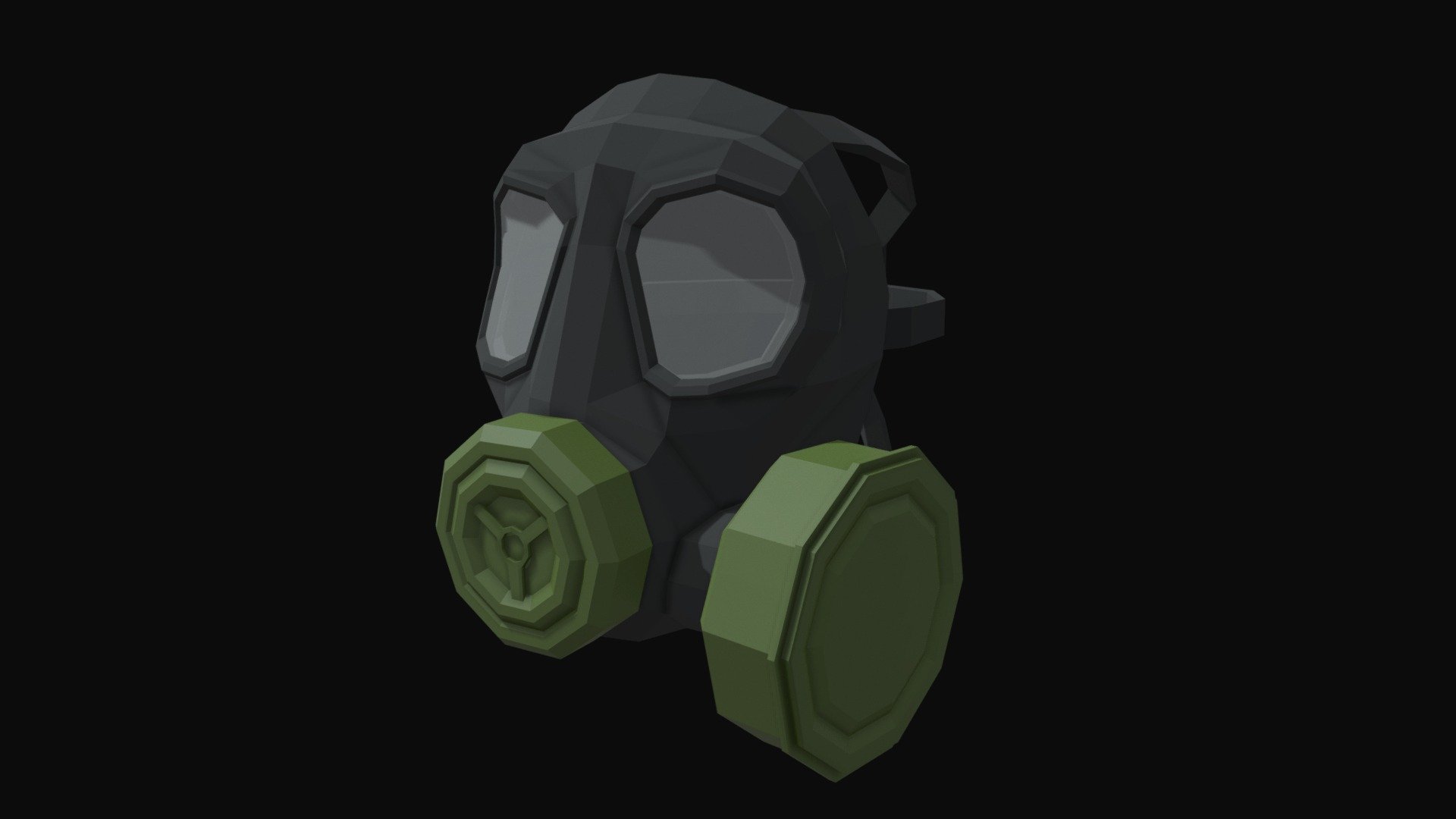 Gas Mask Low Poly Buy Royalty Free 3d Model By Bundemgames 01a5c2e