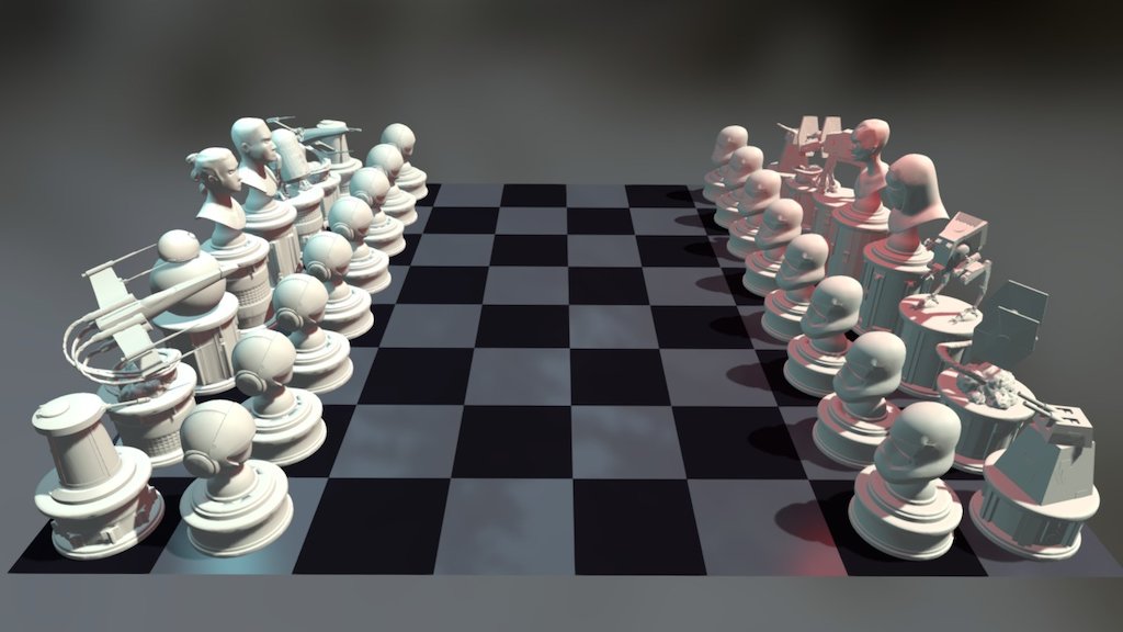 Clone Wars Chess Set 3D Print Files -  Portugal