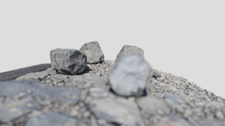 Four stones 3D Model