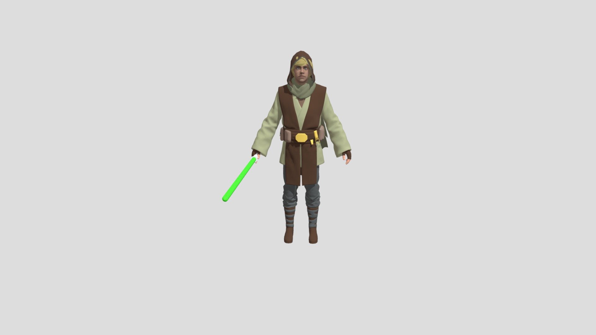 Star wars Legends master Luke Skywalker - Download Free 3D model by ...