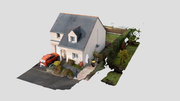 Murs-Erigné - basse qualité 3D Model