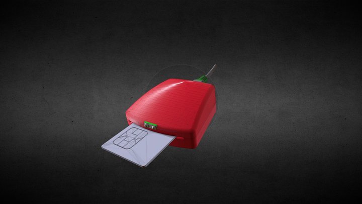 SimCard Reader 3D Model