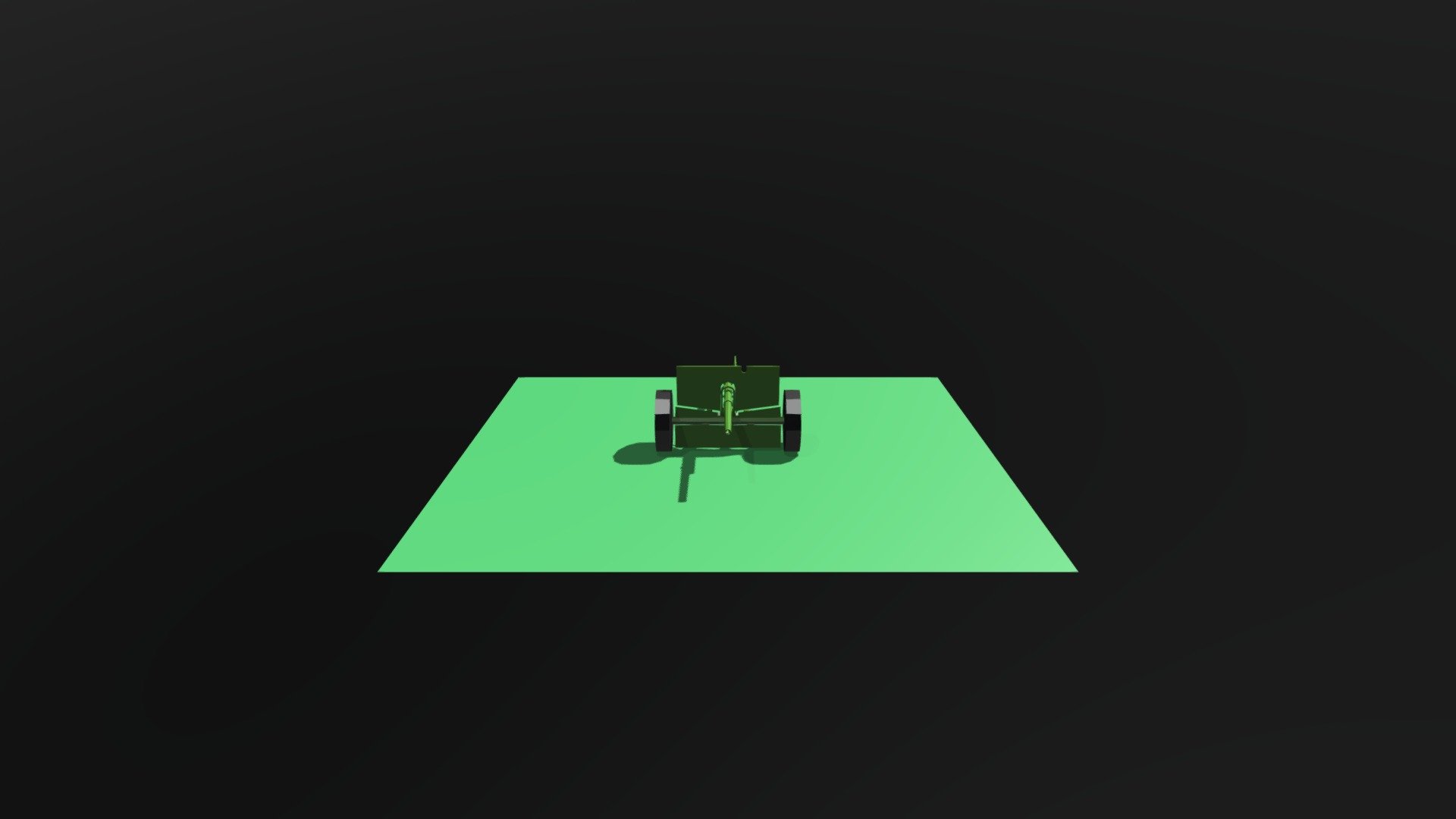 37mm AT Gun M3 Low poly
