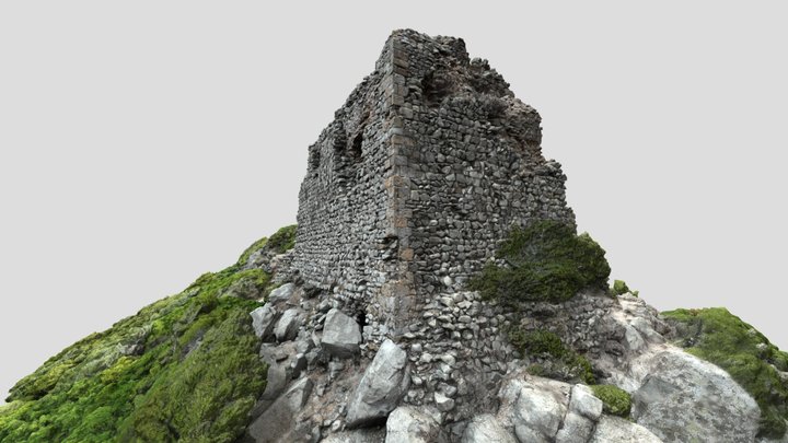 Castello di Gioiosa Guardia, Villamassargia 3D Model