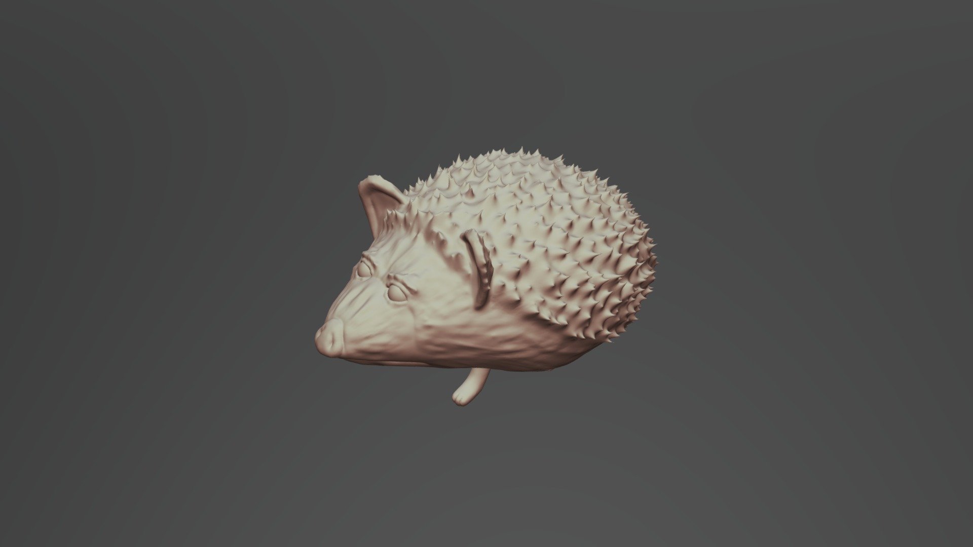 Sculpt January 2019 Day5: Hedgehog - 3D model by Woopsicles [01a8f9f ...