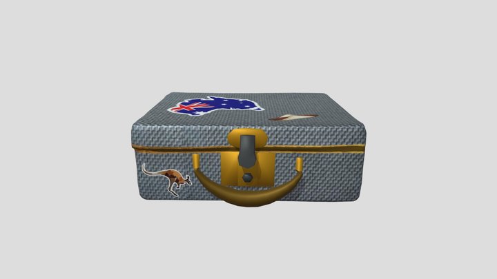 Suitcase Model 3D Model