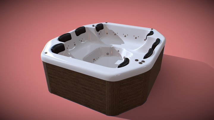 Whirlpool Spa 3D Model