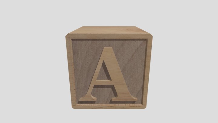 CGT116_A7_LetterBlock_Allison-Nolan 3D Model