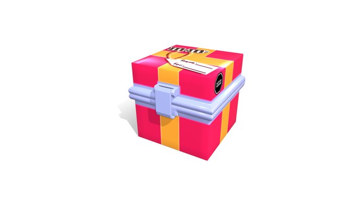 M&M's winter season box idea 3D Model