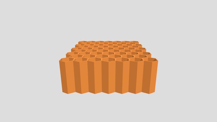 honeycomb box insert 3D Model
