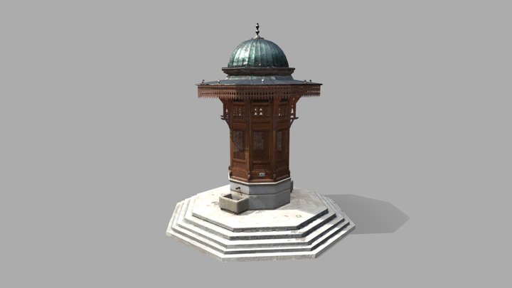 Sebilj Sarajevo 3D Model