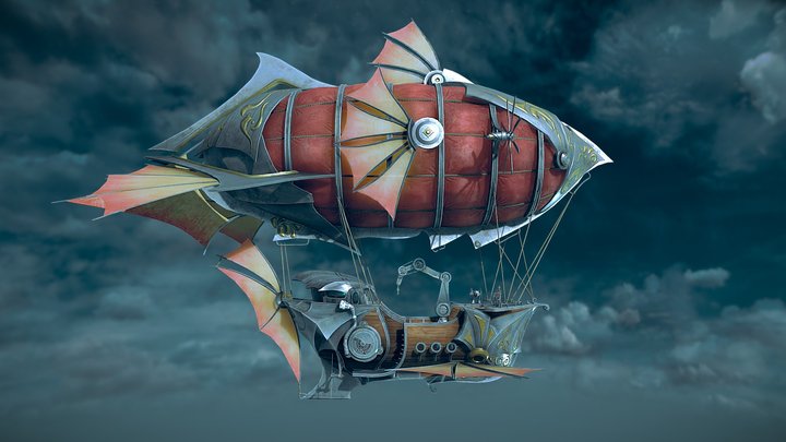 Creative Crane (animated) 3D Model