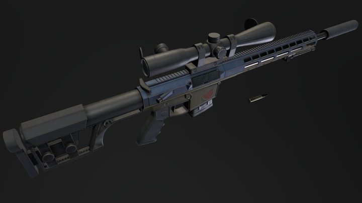 Kavun Rifle 3D Model