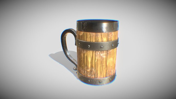 Viking Mug 3D Model