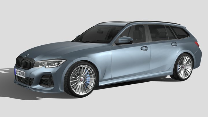BMW Alpina D3 S touring 2020 3D Model