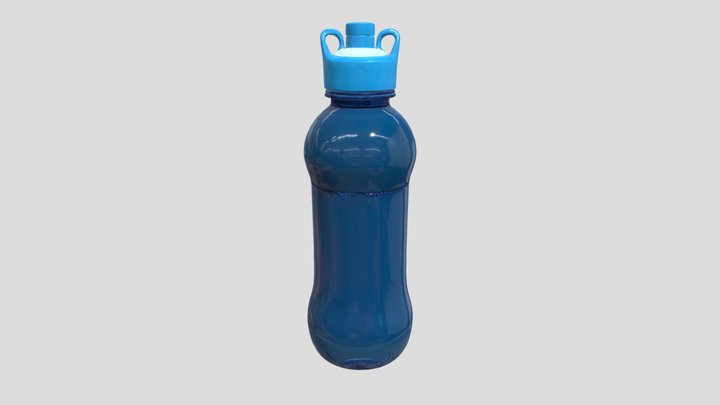 Cartoon Water Bottle 3D Model – Modèle 3D gratuit STL