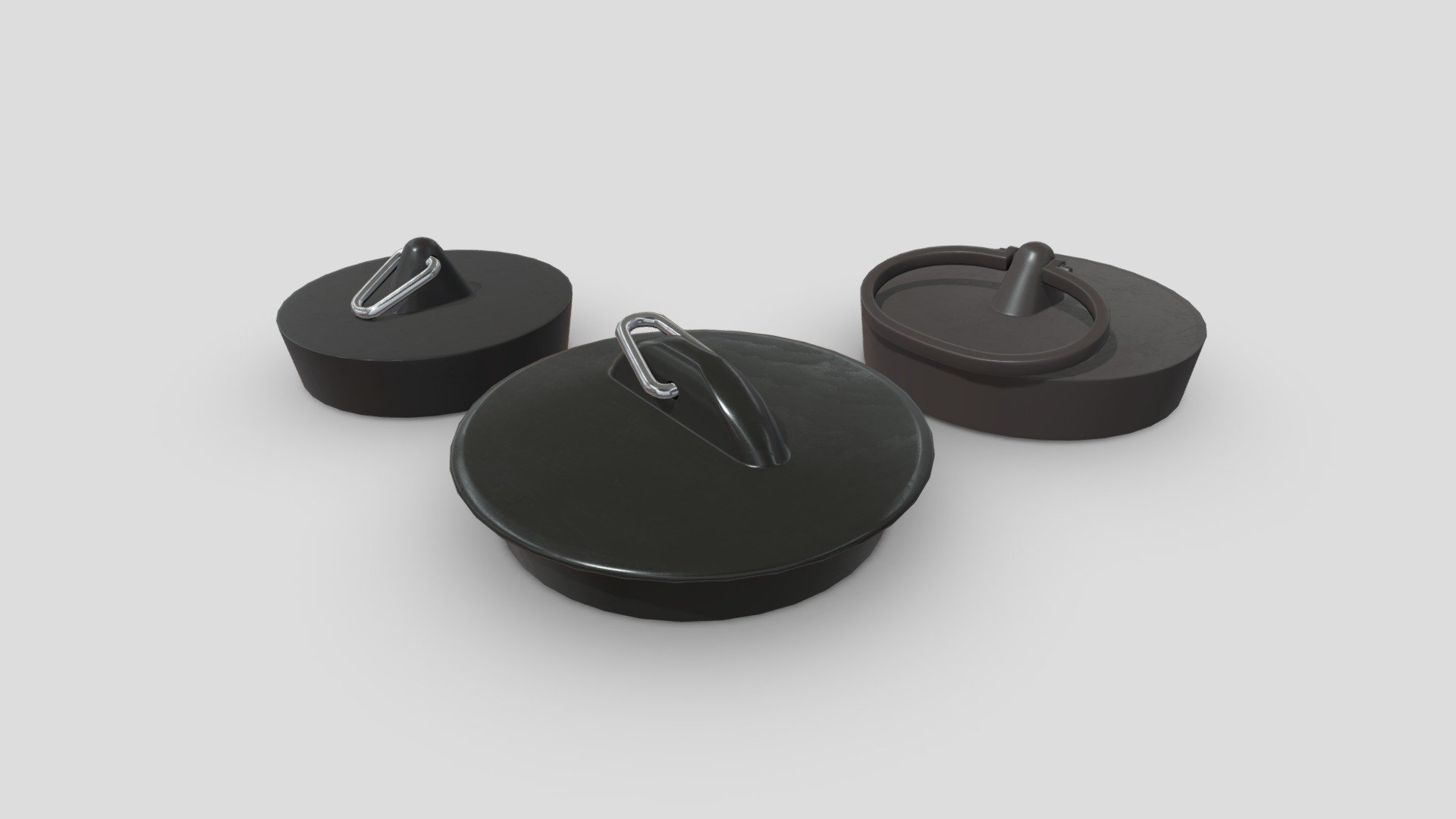 Sink Plug Pack Buy Royalty Free 3d Model By Plaggy [01aece5] Sketchfab Store