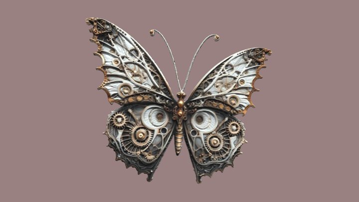 Decorative Butterfly 001 Mech