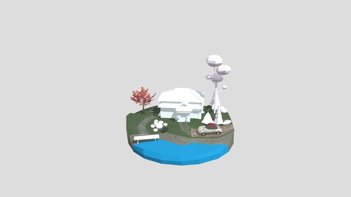 Grandmother's House - House model 3D Model