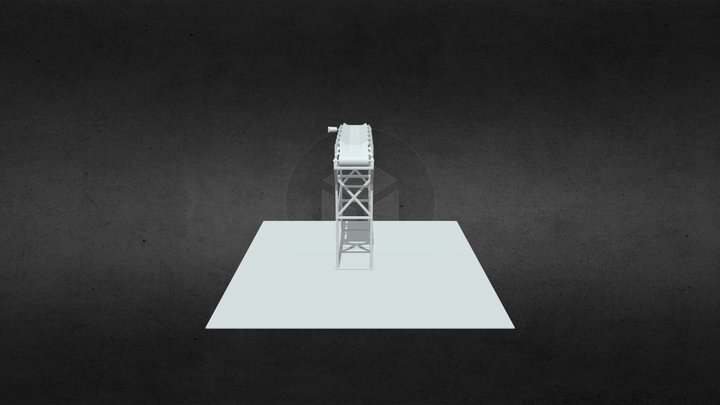 Faja Transportadora de Minerales 3D Model